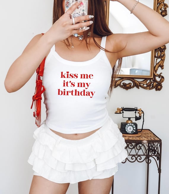 Kiss Me It's My Birthday Tank Top 4 (Colors)