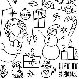 JUMBO Coloring Poster BOY Elf Coloring Page Doodle Coloring - Etsy Canada