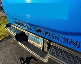 Insignia 3D para portón trasero de 1/8" de grosor, compatible con Ram Power Wagons 2019-2025