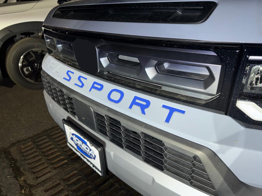 Front Bumper/grill Letter Inserts Compatible With 2026+ Honda Passport ...