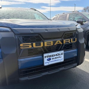 Front Grill Letter Overlays Compatible with 2026 Subaru Outback Wilderness Edition 1/16" Thick ABS Plastic- Not Thin Vinyl Decals