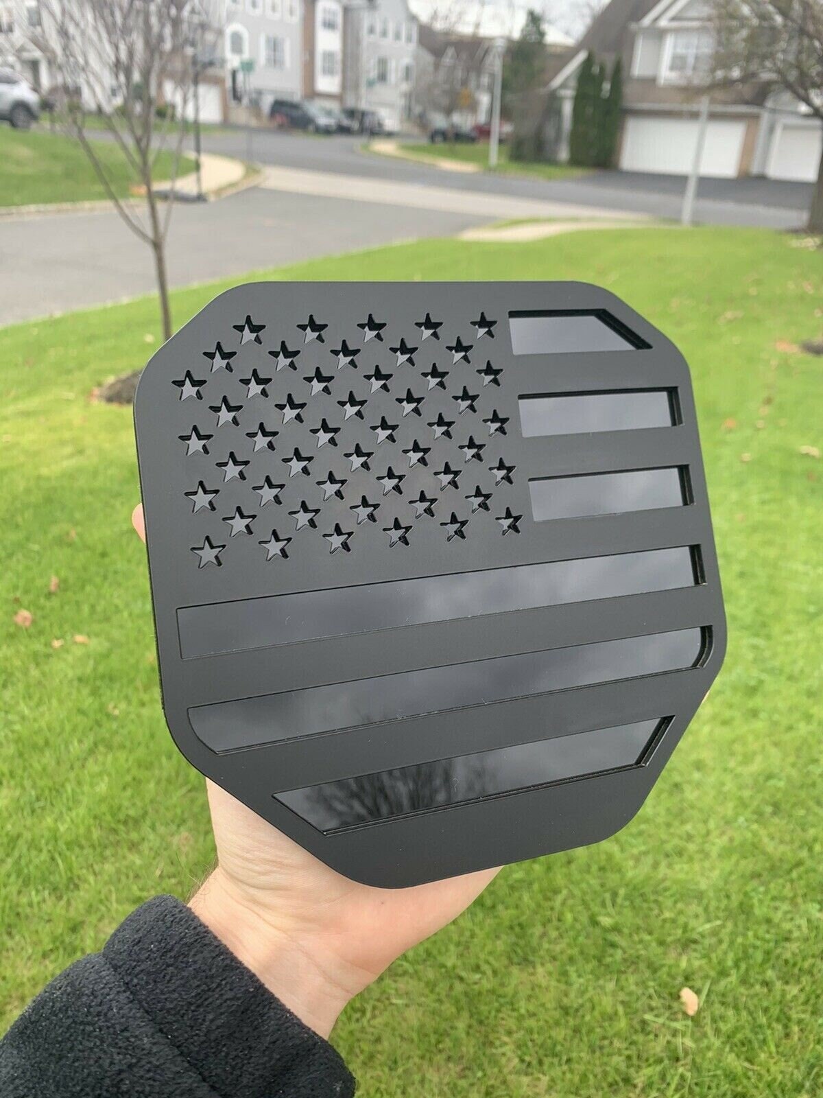 2019+ Ram® 1500 2500 3500 Tailgate Replacement Badges - American Flag Style