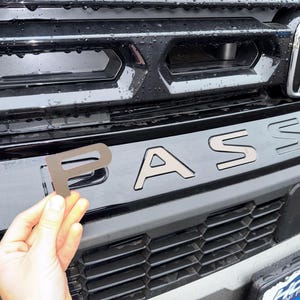 Front Bumper/Grill Letter Inserts Compatible with 2026+ Honda Passport | 1/16" ABS Plastic | Made in the USA image 2