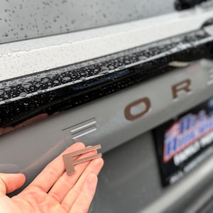 1/16" Thick ABS Plastic Rear Tailgate Hatch Letter Inserts compatible with 2025-2026  Subaru Forester- Not Thin Vinyl Decals