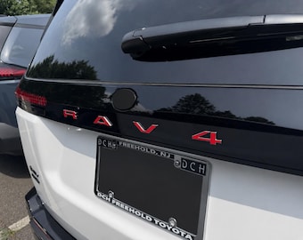 1/16" Thick ABS Plastic Emblem Overlay Compatible with 2026+ Toyota RAV4 ALL Models- Not Thin Vinyl Decals