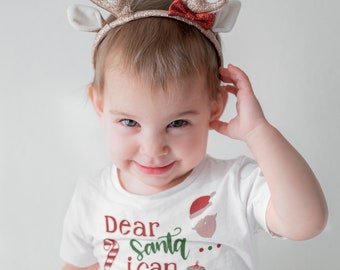 Dear Santa....I Can Explain Kids Shirt; Christmas Shirt for Kids; Holiday Gift; Funny Christmas Shirt for Toddlers, Can Be Personalized