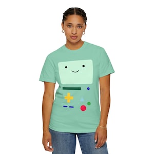 BMO Face T-Shirt - Adventure Time Fan Shirt - Cute BMO Design - Unisex Tee - Gift for Adventure Time Lovers - Cartoon Graphic T-Shirt