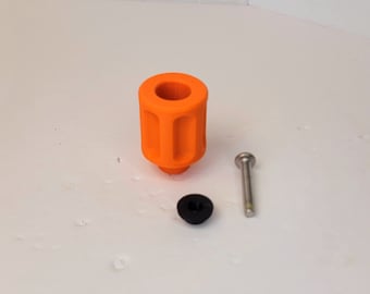 Old Town Sportsman PDL CRUSHER 2" Steering Riser Knob By YAK Hobby - Orange