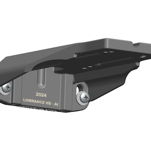 YAK Hobby Lowrance Active Imaging HD™ 3-in-1 Fish Reveal High/Wide Transducer Super Mount Bracket for Old Town Sportsman Kayaks