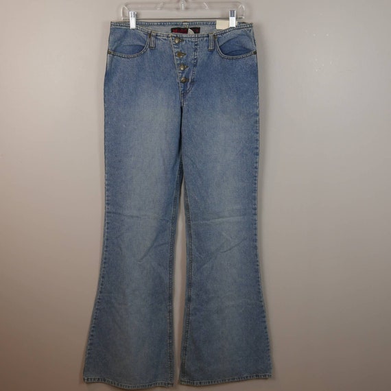 Vintage Mudd Y2K NEW Flare Denim Jeans Size 11 - image 1