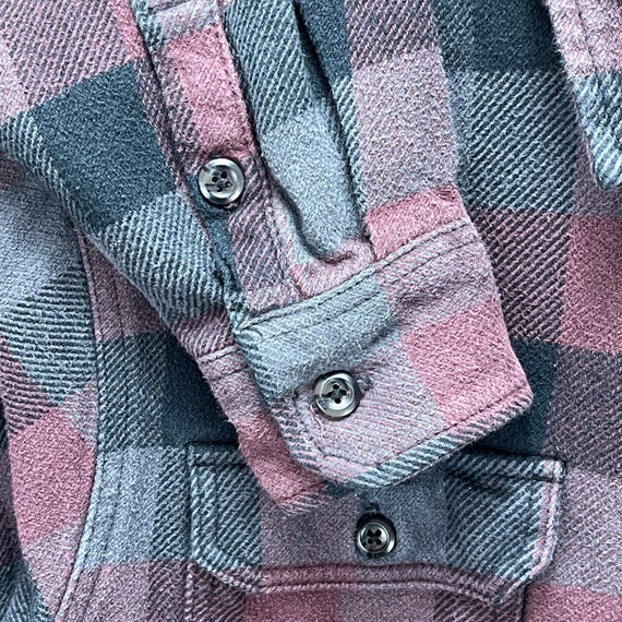 Orvis Heavyweight Flannel Shirt Jacket/ Oversized… - image 4