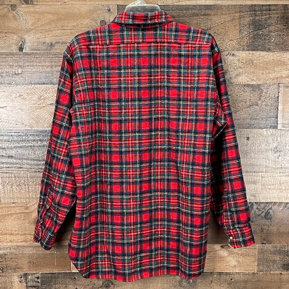 Vintage Pendleton Wool Flannel Shirt / Oversized … - image 3