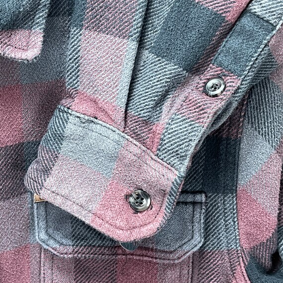 Orvis Heavyweight Flannel Shirt Jacket/ Oversized… - image 3