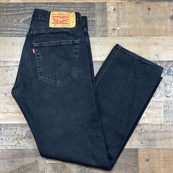 Levi's 501 Jeans Size 31 X 30 black Levi's 501s - Etsy