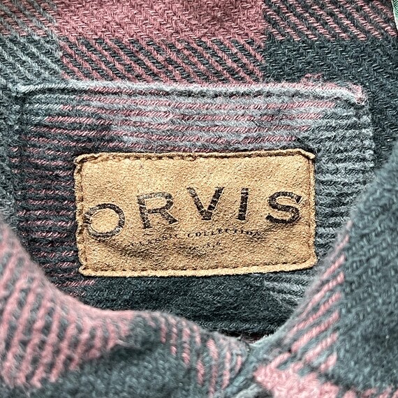 Orvis Heavyweight Flannel Shirt Jacket/ Oversized… - image 7