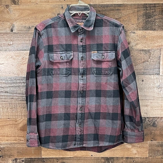 Orvis Heavyweight Flannel Shirt Jacket/ Oversized… - image 1