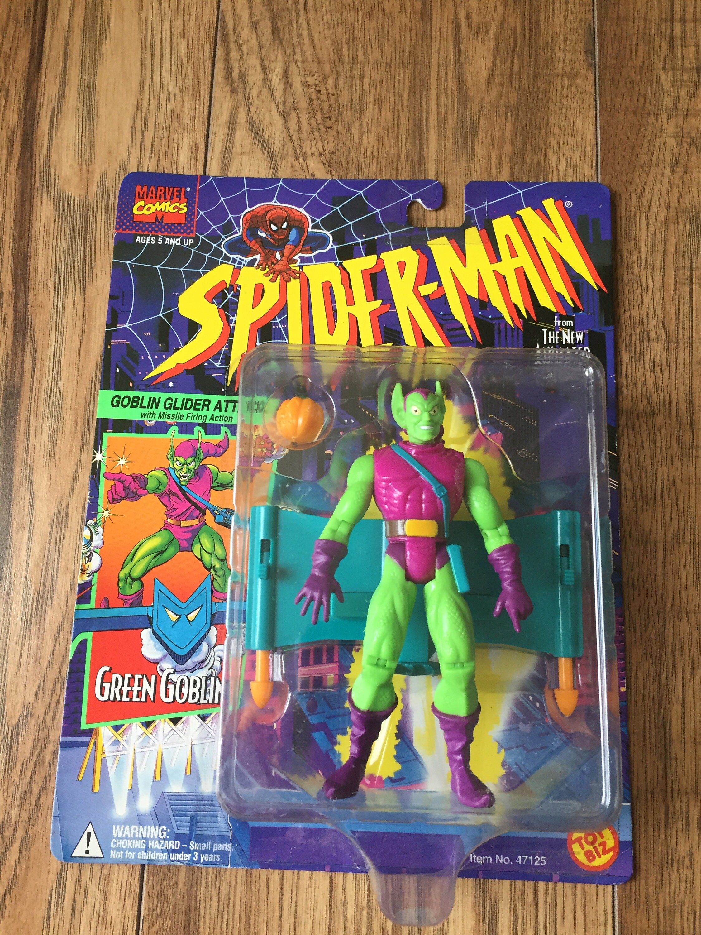 Toy Biz Spiderman The Animated Series Green Goblin Action Etsy
