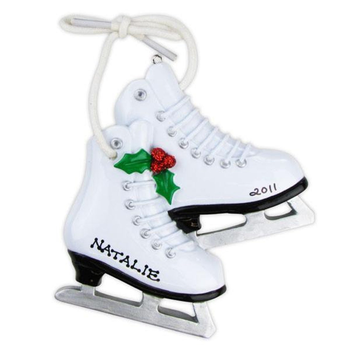 Figure Skates Personalized Custom Christmas Ornament Etsy
