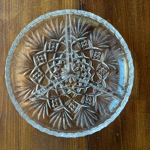 Crystal Divided Dish