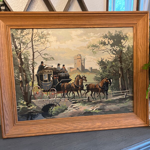 Vintage Paint by Number Etsy