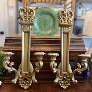 Vintage Gold Sconces