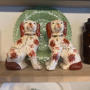 Staffordshire dogs figurine - Etsy 日本