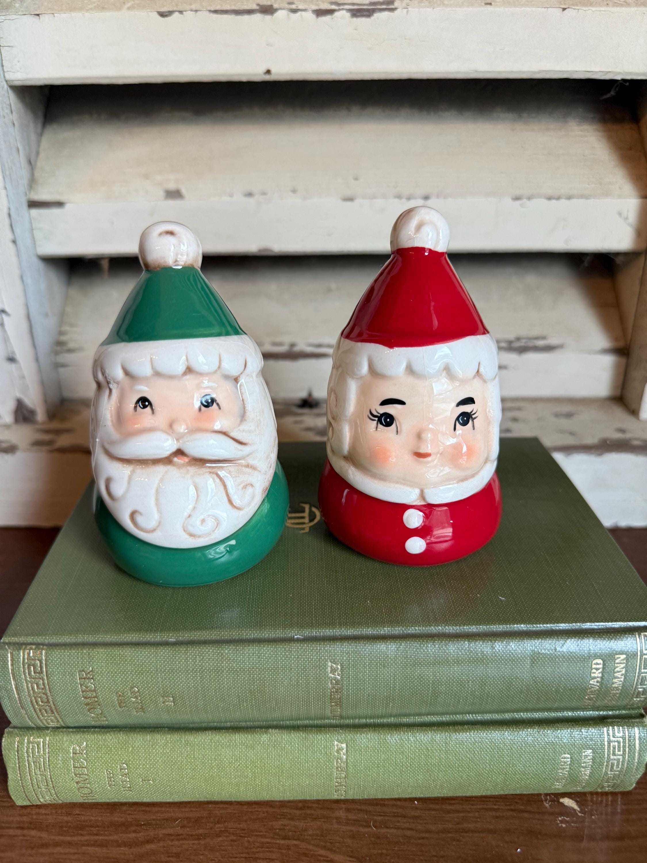 サンタとミセス・クロースの塩コショウ入れ/2種類 - Etsy 日本