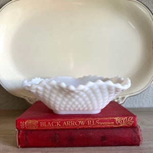 Milk Glass Dish