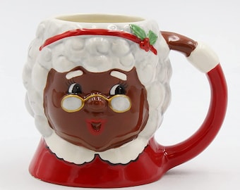 Noir Mme Claus Mug