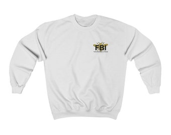 FBI Sweat-shirt ras du cou unisexe à mélange lourd | Appartenant à des femmes