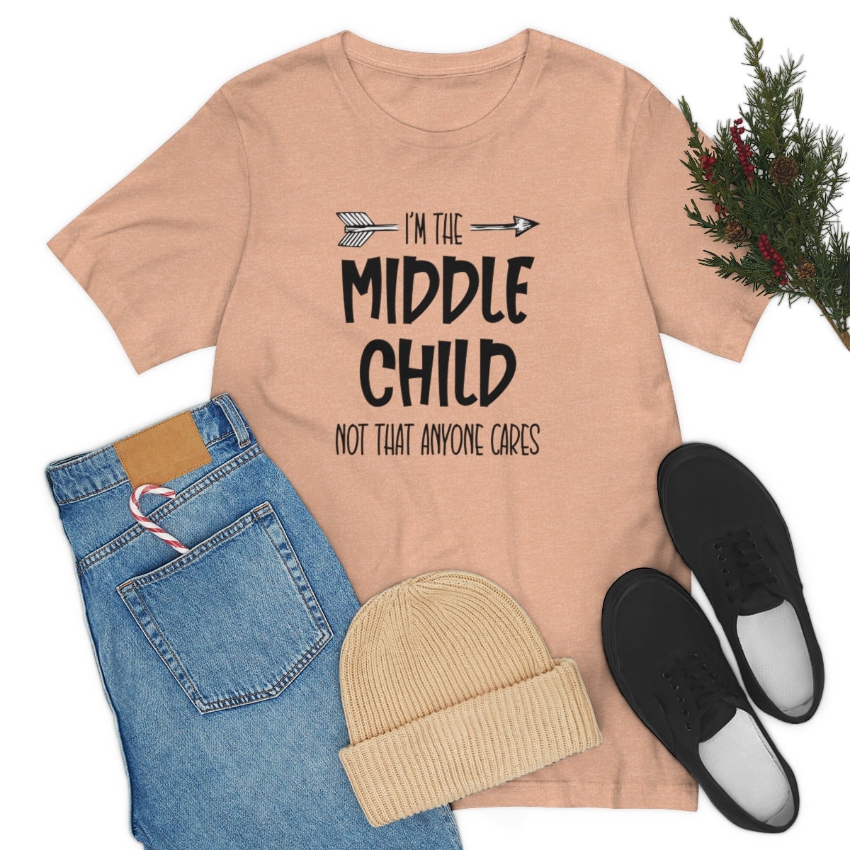 promoted to middle child shirt