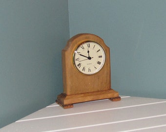 Reclaimed barn wood mantle clock