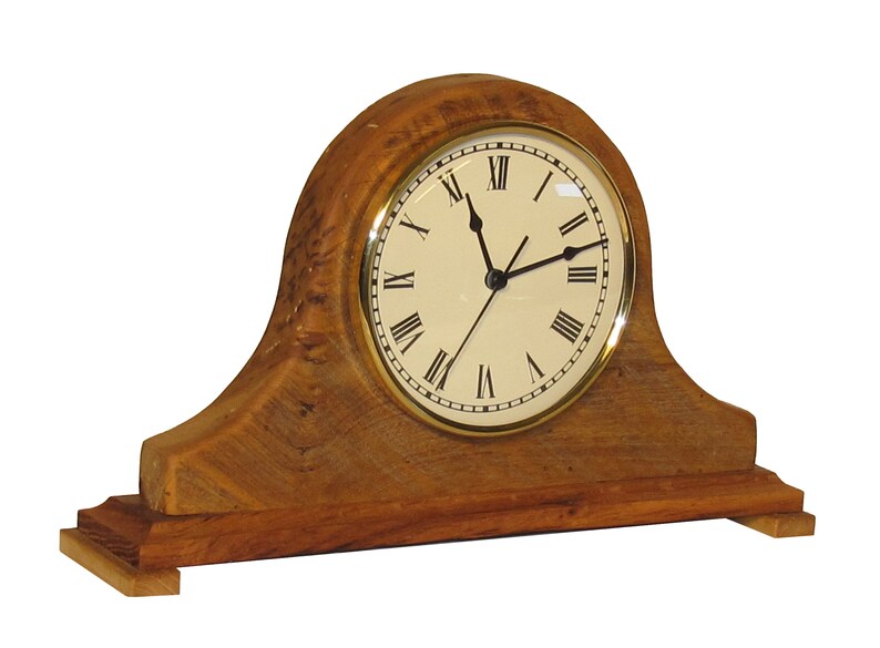 Reclaimed Barn Wood Mantle Clock Etsy