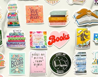 Book Lovers Sticker Set Bibliophile Stickers Love to Read Stickers