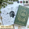 Reading Companion Journal PREORDER, Hardcover Book Review Log, Colorable Bookshelf Tracker, Literary Planner, TBR Organizer, Goals Challenge product logo