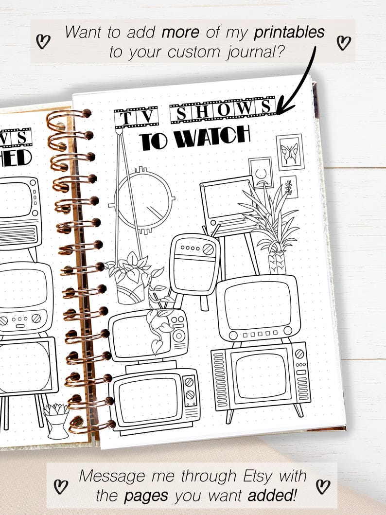 Premade Bullet Point Journal A5, Undated Monthly Custom Planner, Unique ...