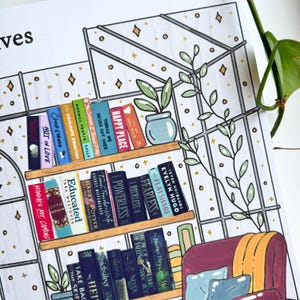 Bookshelf Spine Builder, Book Tracker Printables, Canva Tool, Reading Journal Upgrade, Printable Book Covers, Expanded and Companion Version image 7