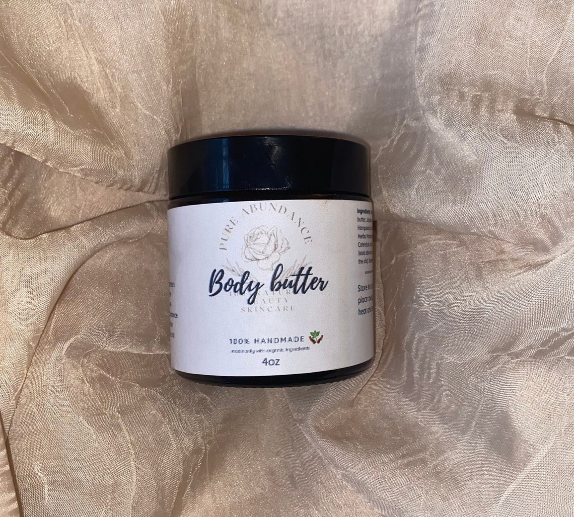 100 Natural Handmade Body Butter Whipped Body Butter Etsy