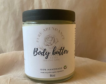 100% Natural Handmade Body Butter, Whipped Body Butter