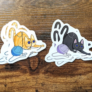 Hyper Galaxy Cat Vinyl Sticker