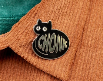Chonk Cat Enamel Pin