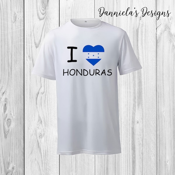 YO amo Honduras Shirt Unisex/ camisa hondureña