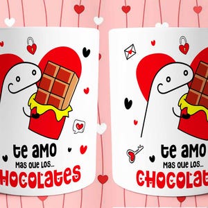 Bloemmok- Te amo mas que los chocolates taza-taza de amor