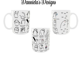 Flork Mug/ Asi no te amara jamas taza/ taza de amanda miguel