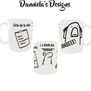 Flork mug-Ciclo de la vida taza flork