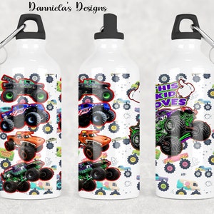 cars water bottle- botella de agua para niños- 14 oz botella de agua