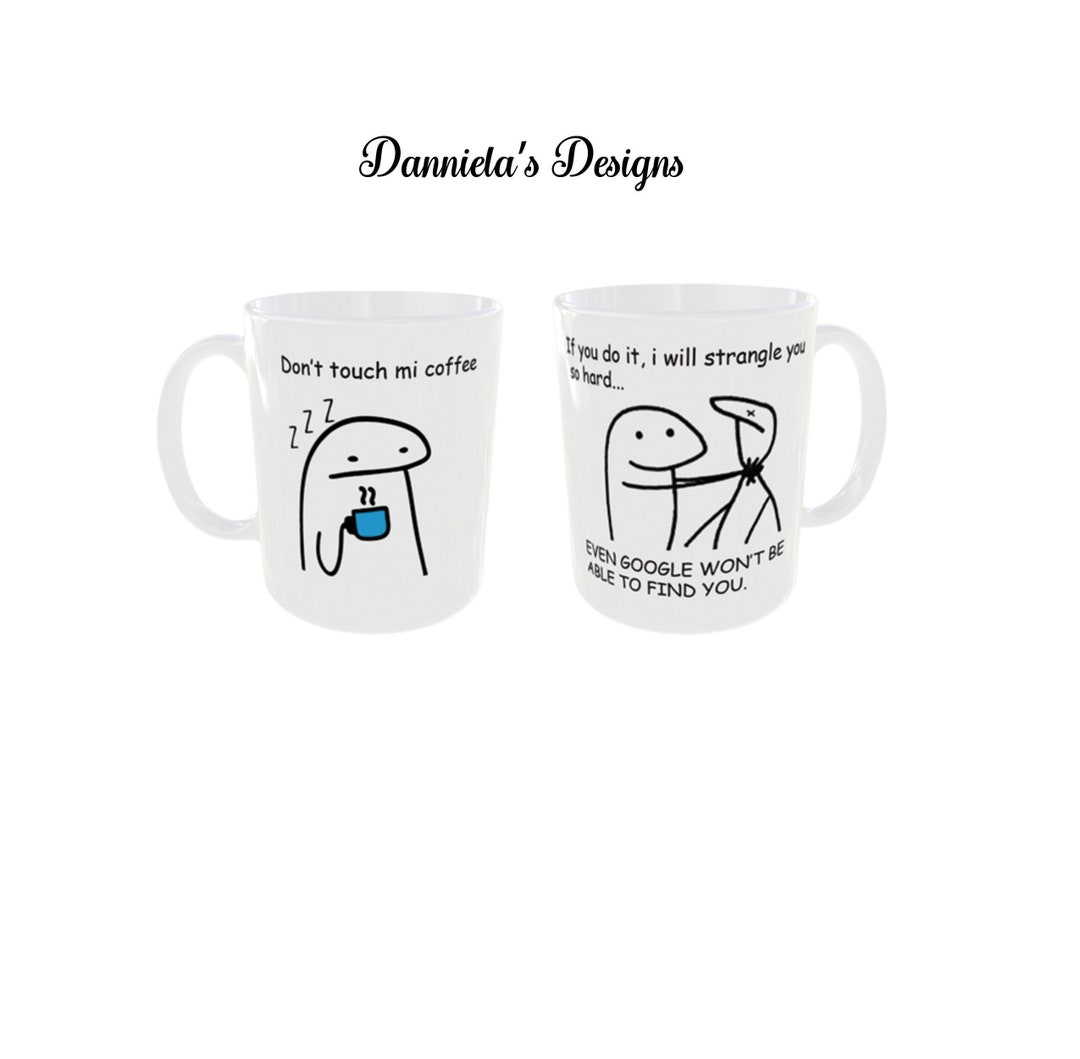 Spanish and English Flork Mug/ Don't Touch My Coffee Etsy UK