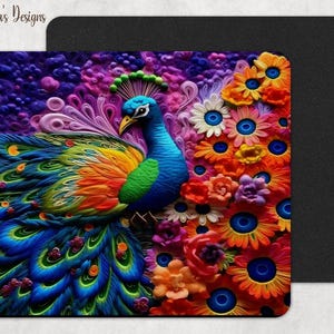 Pavoreal mousepad/Peacock mousepad