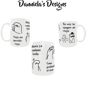 Flork mug- Viejo mi querido viejo- Taza para papa- Cancion de Piero