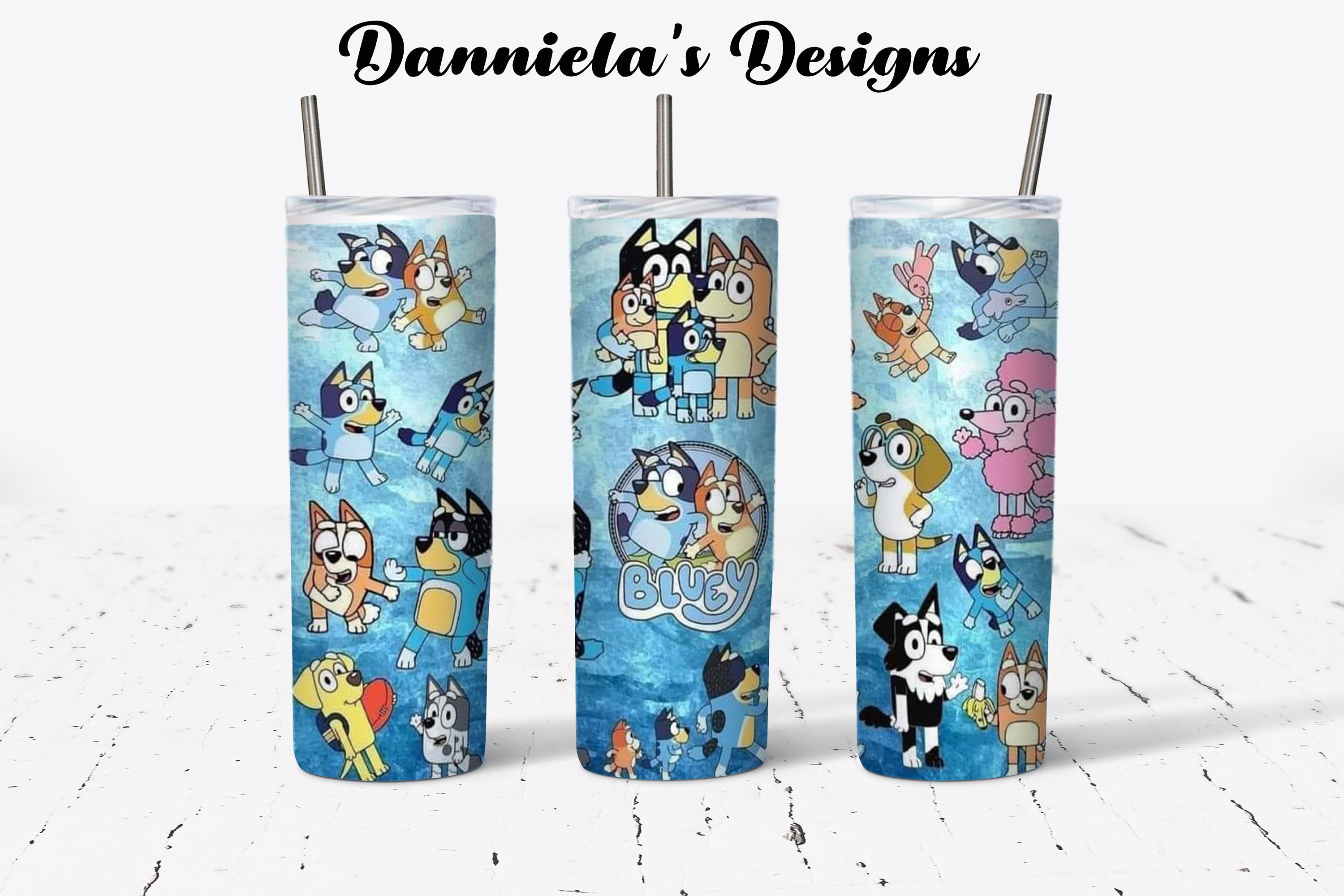 Bluey tumbler- Custom tumbler